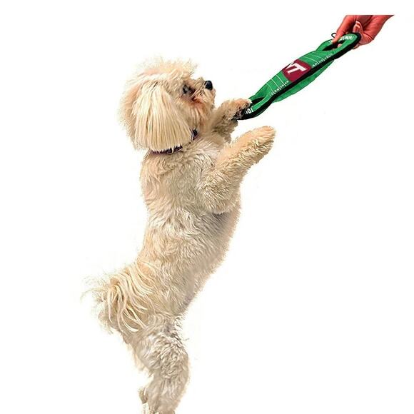 Pets First NCAA Virginia Tech Field Dog Toy – Licensed Canvas Tug & Squeaker - Picture 3 of 5